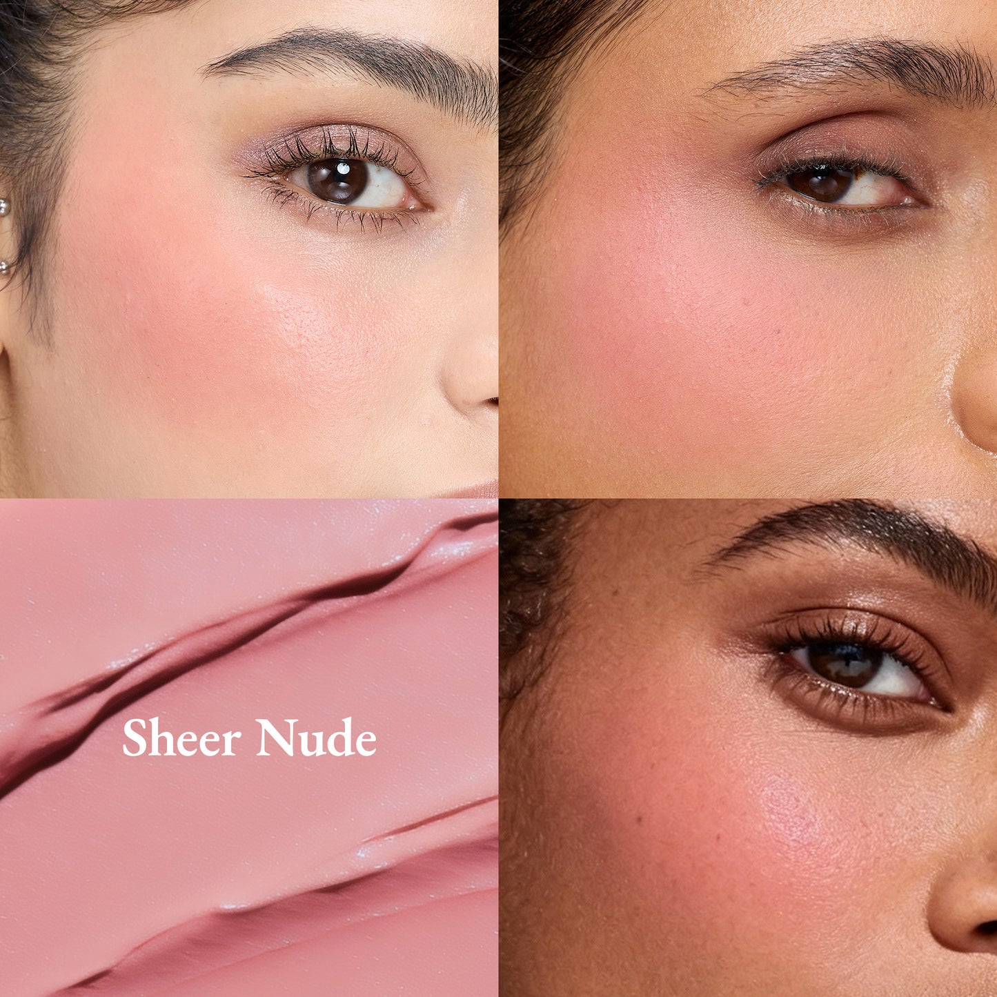 Exmiloo Liquid Blush, Long-Lasting Matte Dewy Liquid Blush for Cheeks, Blendable & Buildable Liquid Matte Blush Makeup, Vegan & Cruelty-Free, Easy to Apply