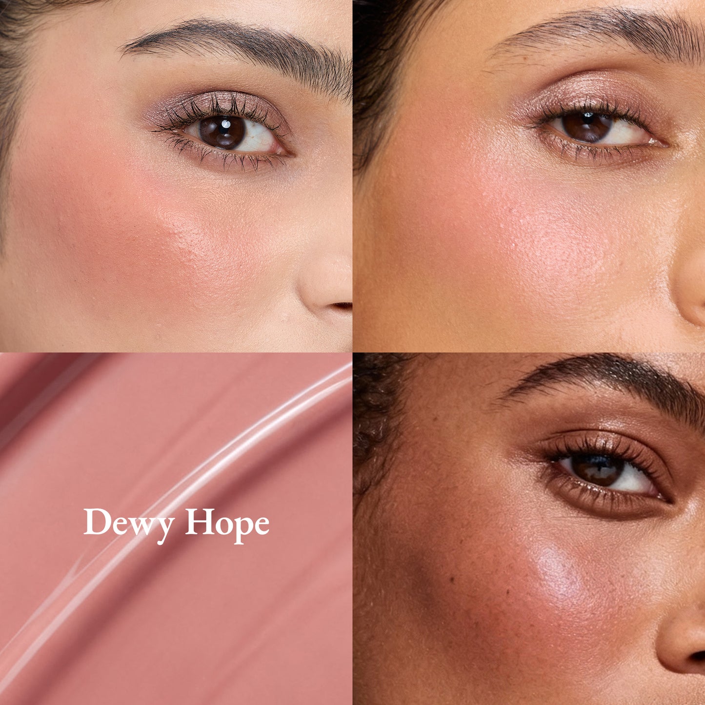 Exmiloo Liquid Blush, Long-Lasting Matte Dewy Liquid Blush for Cheeks, Blendable & Buildable Liquid Matte Blush Makeup, Vegan & Cruelty-Free, Easy to Apply
