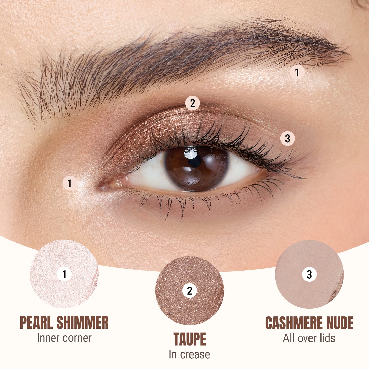 Exmiloo Cream Eyeshadow Stick Set, 3 Colors – Waterproof Long-Lasting Matte Shimmer Eye Shadow Sticks